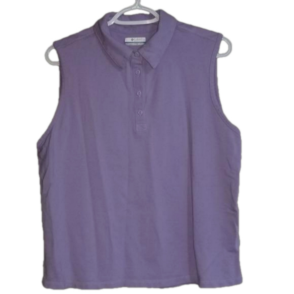 Columbia PFG Sleeveless Polo Shirt Size XXL